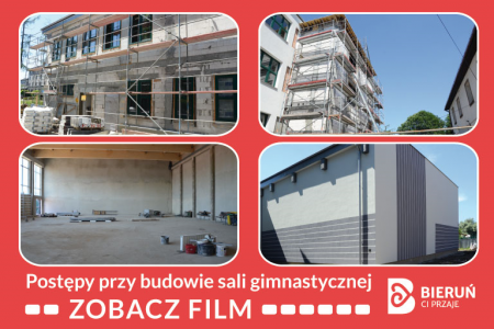 ZOBACZCIE FILM - Postępy w budowie sali gimnastycznej!